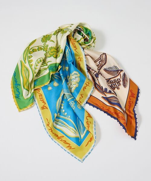 collex / コレックス バンダナ・スカーフ | 【manipuri/マニプリ】フローラシルクスカーフ | 詳細1