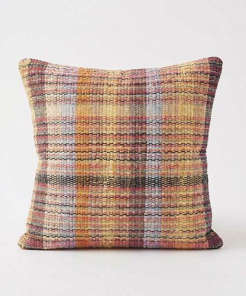 collex / コレックス インテリア・インテリア雑貨 | 【RugRu】CHASE クッションカバー 45×45 インド綿 チェック柄 コ | 詳細1