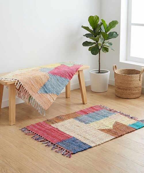 collex / コレックス インテリア・インテリア雑貨 | 【RugRu】BECCA ベッカ マット 50×70 インド綿 玄関マット キッ | 詳細2