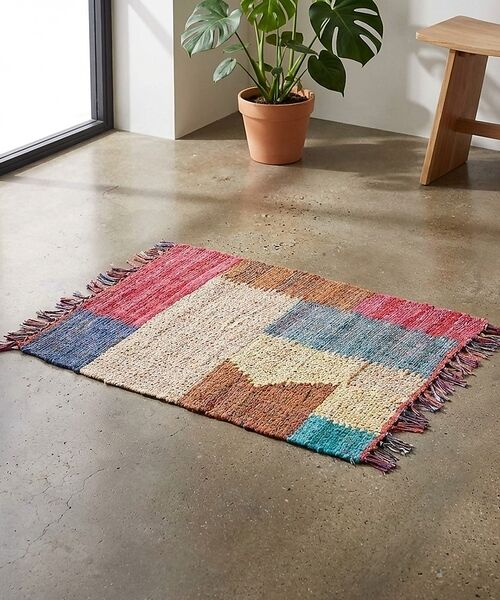 collex / コレックス インテリア・インテリア雑貨 | 【RugRu】BECCA ベッカ マット 50×70 インド綿 玄関マット キッ（その他）