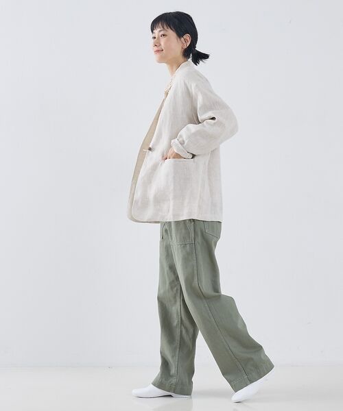 collex / コレックス ノーカラージャケット | 麻ノーカラージャケット | 詳細15