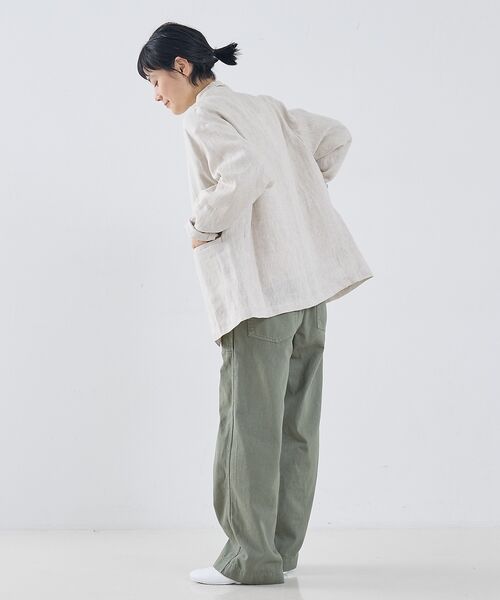 collex / コレックス ノーカラージャケット | 麻ノーカラージャケット | 詳細16