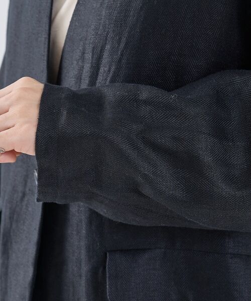 collex / コレックス ノーカラージャケット | 麻ノーカラージャケット | 詳細30