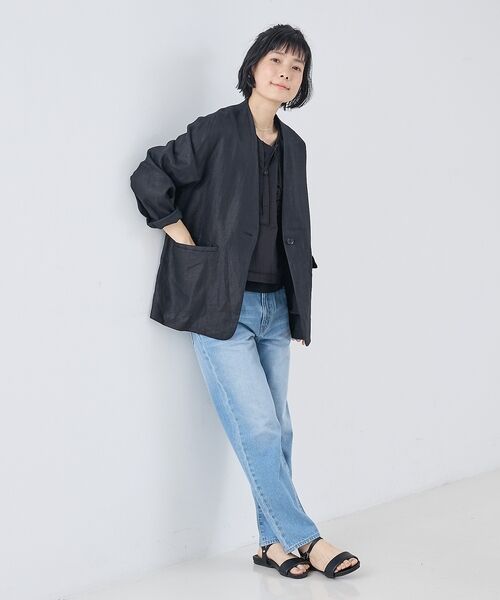 collex / コレックス ノーカラージャケット | 麻ノーカラージャケット | 詳細21