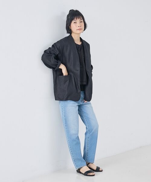 collex / コレックス ノーカラージャケット | 麻ノーカラージャケット | 詳細22