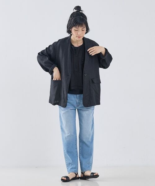 collex / コレックス ノーカラージャケット | 麻ノーカラージャケット | 詳細23