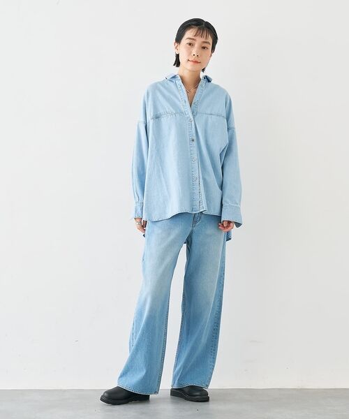 collex / コレックス シャツ・ブラウス | ライトオンスデニムシャツ | 詳細1