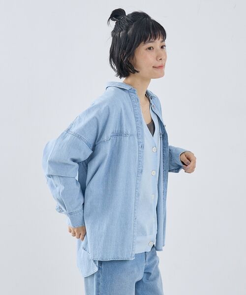 collex / コレックス シャツ・ブラウス | ライトオンスデニムシャツ | 詳細13
