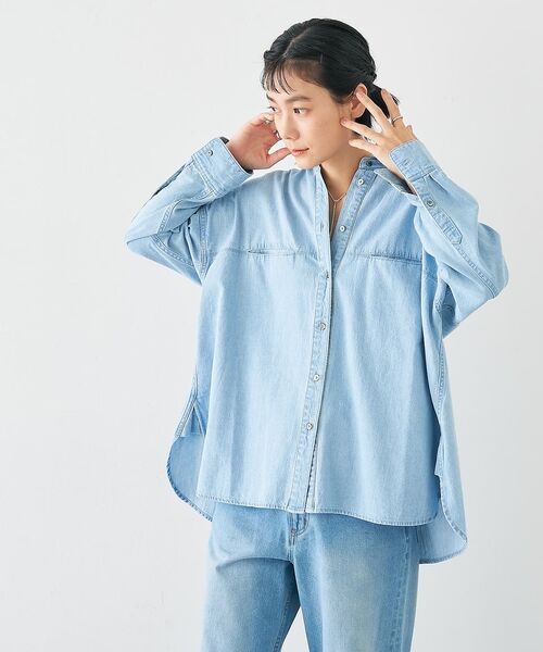 collex / コレックス シャツ・ブラウス | ライトオンスデニムシャツ | 詳細15