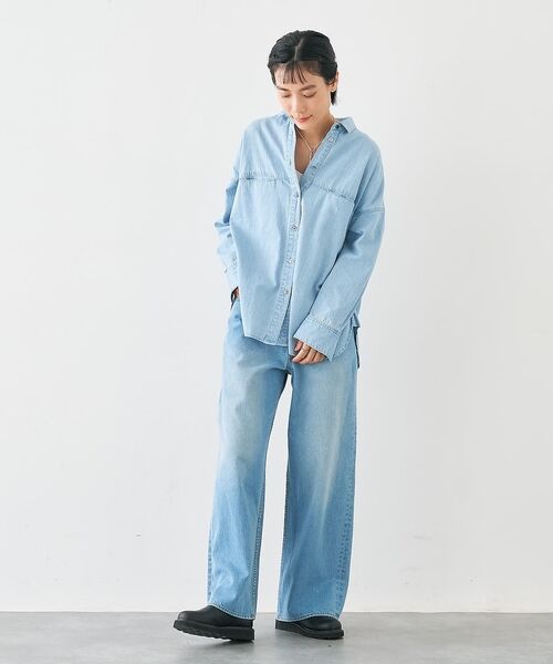 collex / コレックス シャツ・ブラウス | ライトオンスデニムシャツ | 詳細3
