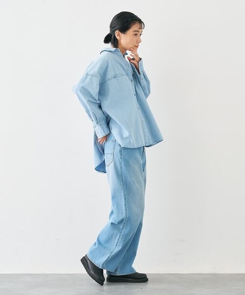 collex / コレックス シャツ・ブラウス | ライトオンスデニムシャツ | 詳細4