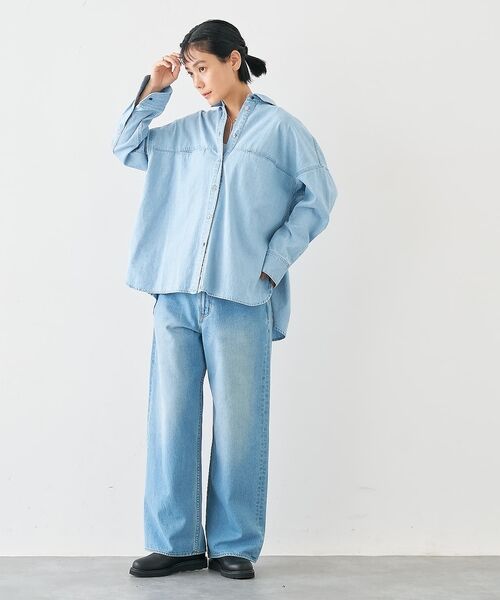 collex / コレックス シャツ・ブラウス | ライトオンスデニムシャツ | 詳細6