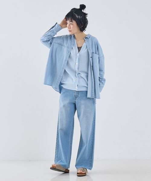 collex / コレックス シャツ・ブラウス | ライトオンスデニムシャツ | 詳細9