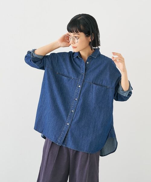 collex / コレックス シャツ・ブラウス | ライトオンスデニムシャツ | 詳細29