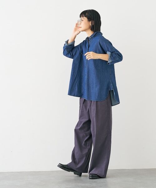 collex / コレックス シャツ・ブラウス | ライトオンスデニムシャツ | 詳細24