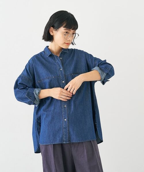 collex / コレックス シャツ・ブラウス | ライトオンスデニムシャツ | 詳細28