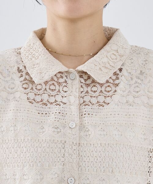 collex / コレックス シャツ・ブラウス | 総レースブラウス | 詳細13