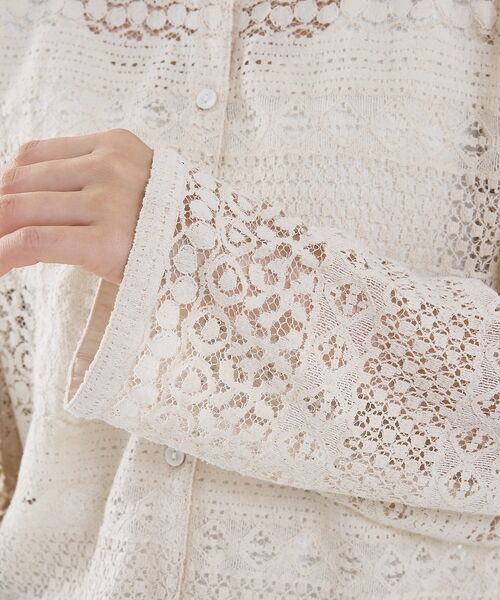 collex / コレックス シャツ・ブラウス | 総レースブラウス | 詳細14