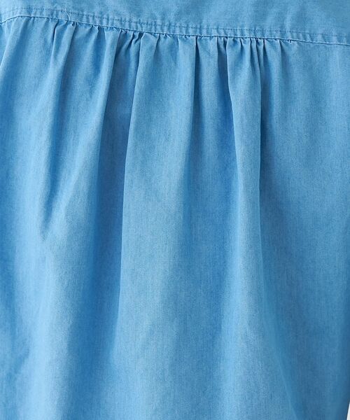 collex / コレックス シャツ・ブラウス | ライトデニムフリルネックシャツ【予約】 | 詳細10