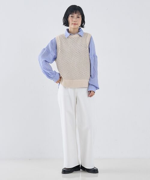 collex / コレックス ベスト | メッシュ柄ベスト | 詳細1