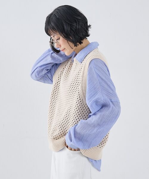 collex / コレックス ベスト | メッシュ柄ベスト | 詳細7