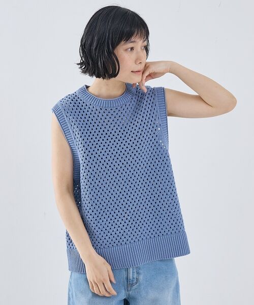 collex / コレックス ベスト | メッシュ柄ベスト | 詳細15