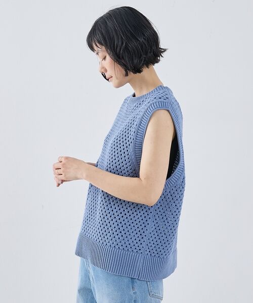 collex / コレックス ベスト | メッシュ柄ベスト | 詳細17