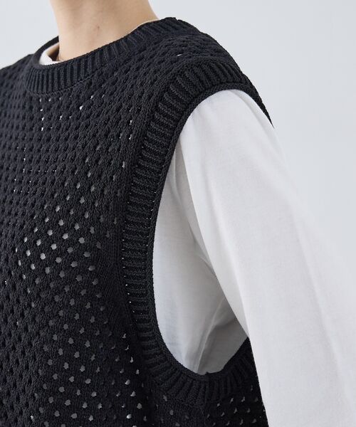 collex / コレックス ベスト | メッシュ柄ベスト | 詳細28