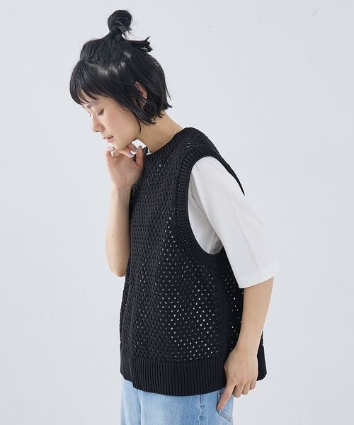 collex / コレックス ベスト | メッシュ柄ベスト | 詳細22