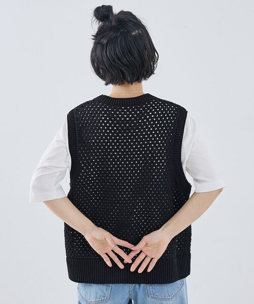 collex / コレックス ベスト | メッシュ柄ベスト | 詳細23