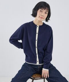 collex / コレックス カーディガン・ボレロ | バイカラーコンパクトカーディガン
