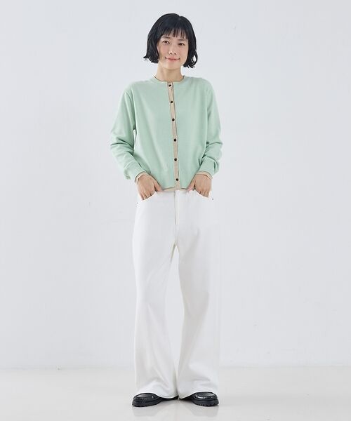 collex / コレックス カーディガン・ボレロ | バイカラーコンパクトカーディガン | 詳細1