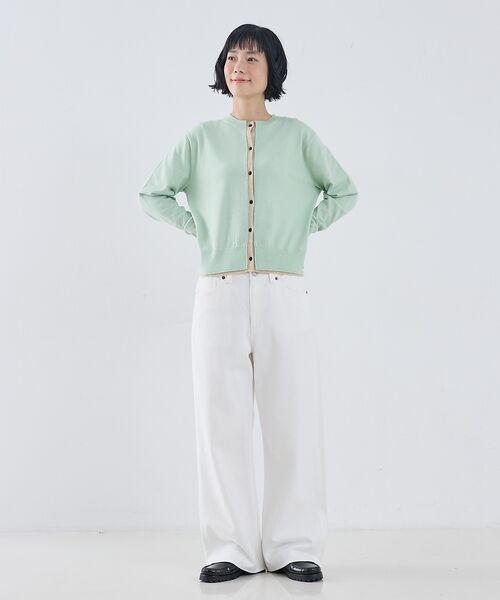 collex / コレックス カーディガン・ボレロ | バイカラーコンパクトカーディガン | 詳細2