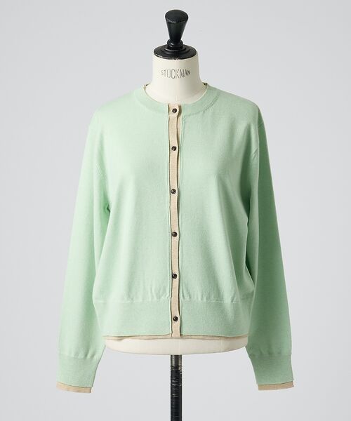 collex / コレックス カーディガン・ボレロ | バイカラーコンパクトカーディガン | 詳細8