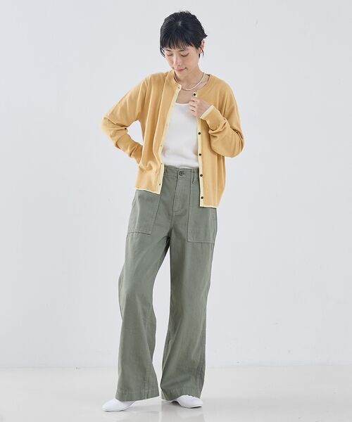 collex / コレックス カーディガン・ボレロ | バイカラーコンパクトカーディガン | 詳細10