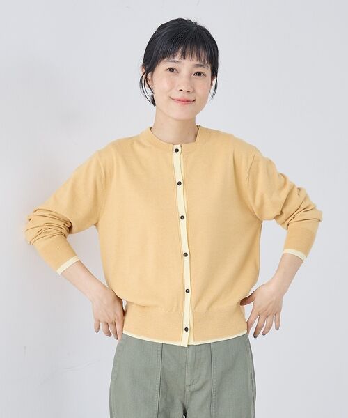 collex / コレックス カーディガン・ボレロ | バイカラーコンパクトカーディガン | 詳細15