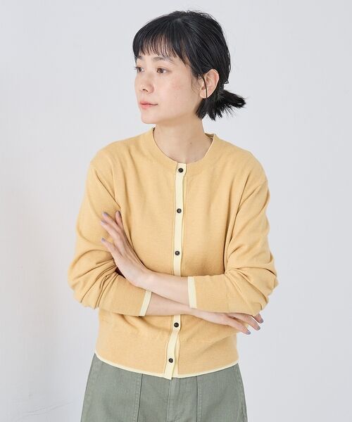 collex / コレックス カーディガン・ボレロ | バイカラーコンパクトカーディガン | 詳細16