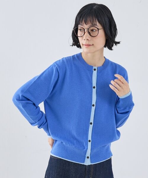 collex / コレックス カーディガン・ボレロ | バイカラーコンパクトカーディガン | 詳細26