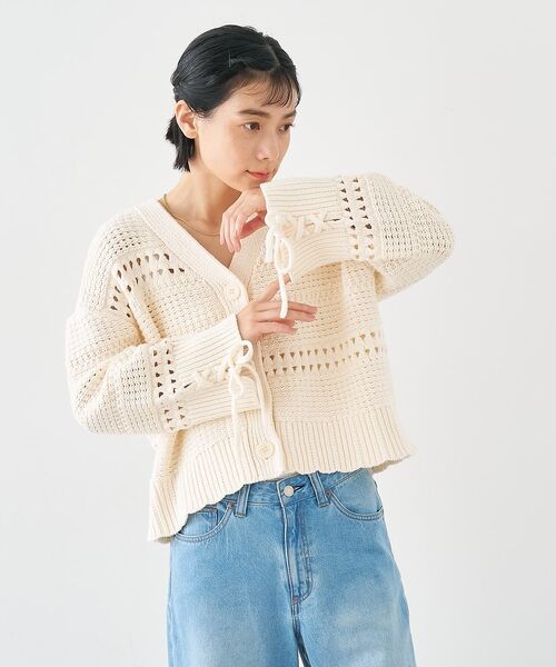 collex / コレックス カーディガン・ボレロ | 袖口レースアップ2WAYカーディガン | 詳細14