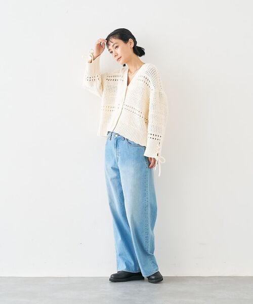 collex / コレックス カーディガン・ボレロ | 袖口レースアップ2WAYカーディガン | 詳細3