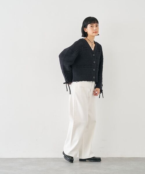 collex / コレックス カーディガン・ボレロ | 袖口レースアップ2WAYカーディガン | 詳細27