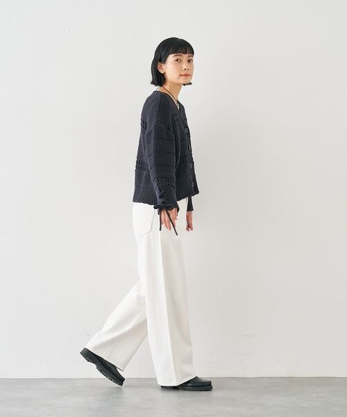collex / コレックス カーディガン・ボレロ | 袖口レースアップ2WAYカーディガン | 詳細28