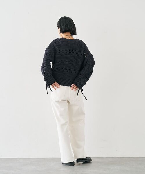 collex / コレックス カーディガン・ボレロ | 袖口レースアップ2WAYカーディガン | 詳細30