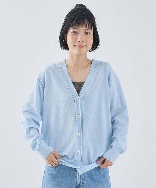 collex / コレックス カーディガン・ボレロ | シアーラインカーディガン | 詳細15