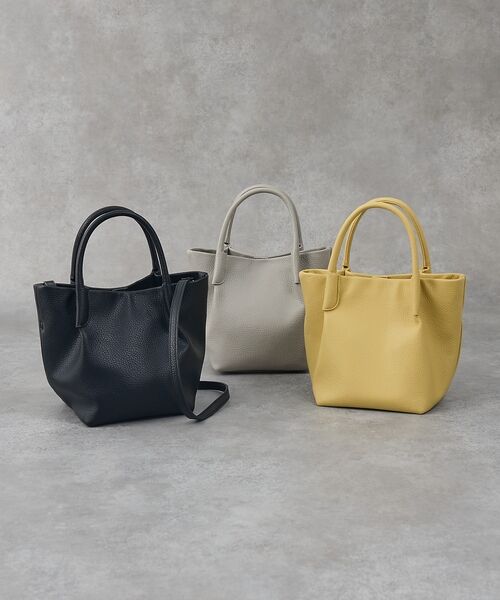 collex / コレックス ショルダーバッグ | 2WAY バケットトートバッグ タックハンドル＆ショルダー | 詳細1