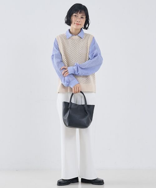 collex / コレックス ショルダーバッグ | 2WAY バケットトートバッグ タックハンドル＆ショルダー | 詳細18