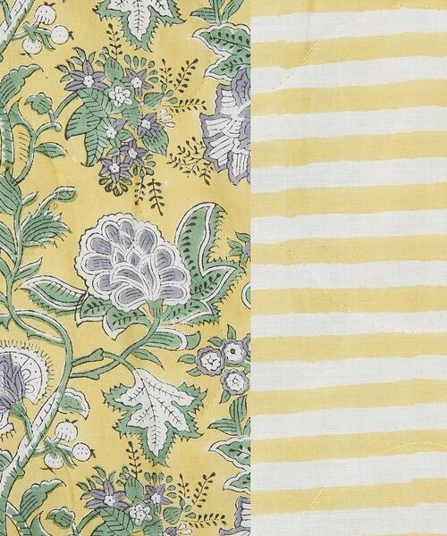 collex / コレックス インテリア・インテリア雑貨 | 【26SS新色】フラワープリントキルトケット 140×200 | 詳細6