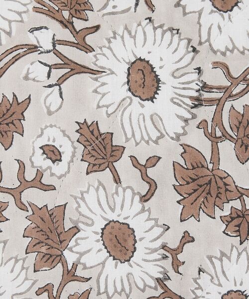 collex / コレックス インテリア・インテリア雑貨 | 【26SS新色】ブロックプリント キルトクッションカバー 45×45 | 詳細14