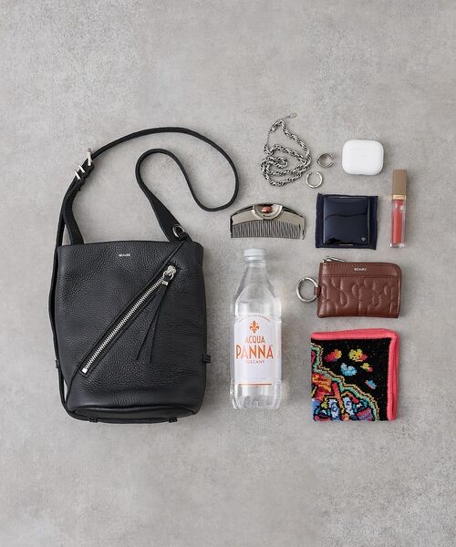 collex / コレックス ショルダーバッグ | 【WEB限定】【Beau're/ヴュレ】斜めZIP縦長 ショルダーバッグ | 詳細1