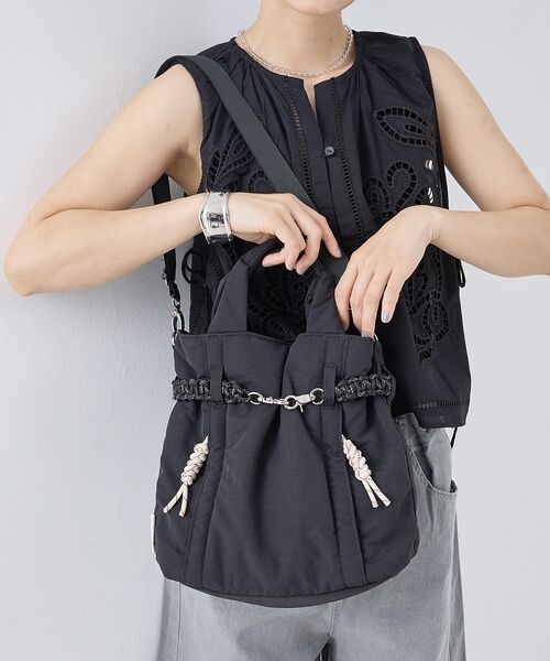 collex / コレックス ショルダーバッグ | 【WEB限定】【CTFK/コントロールフリーク】ナイロンコードベルトトートバッグ | 詳細9